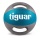 Tiguar Medizinball mit Griffen 6kg blau